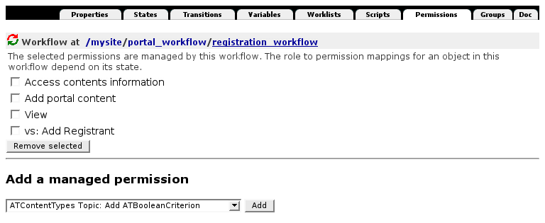 Workflow-Permissions